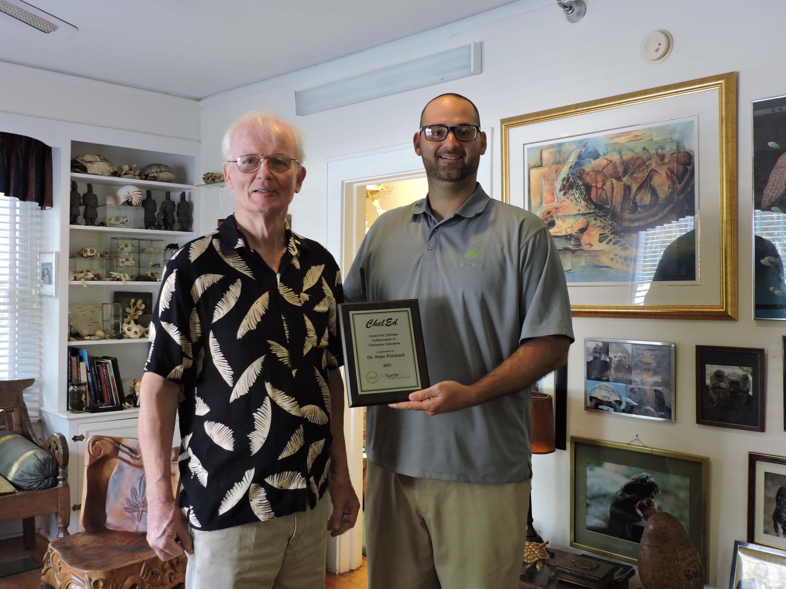Dr. Peter Pritchard Receives 2015 ChelEd Award